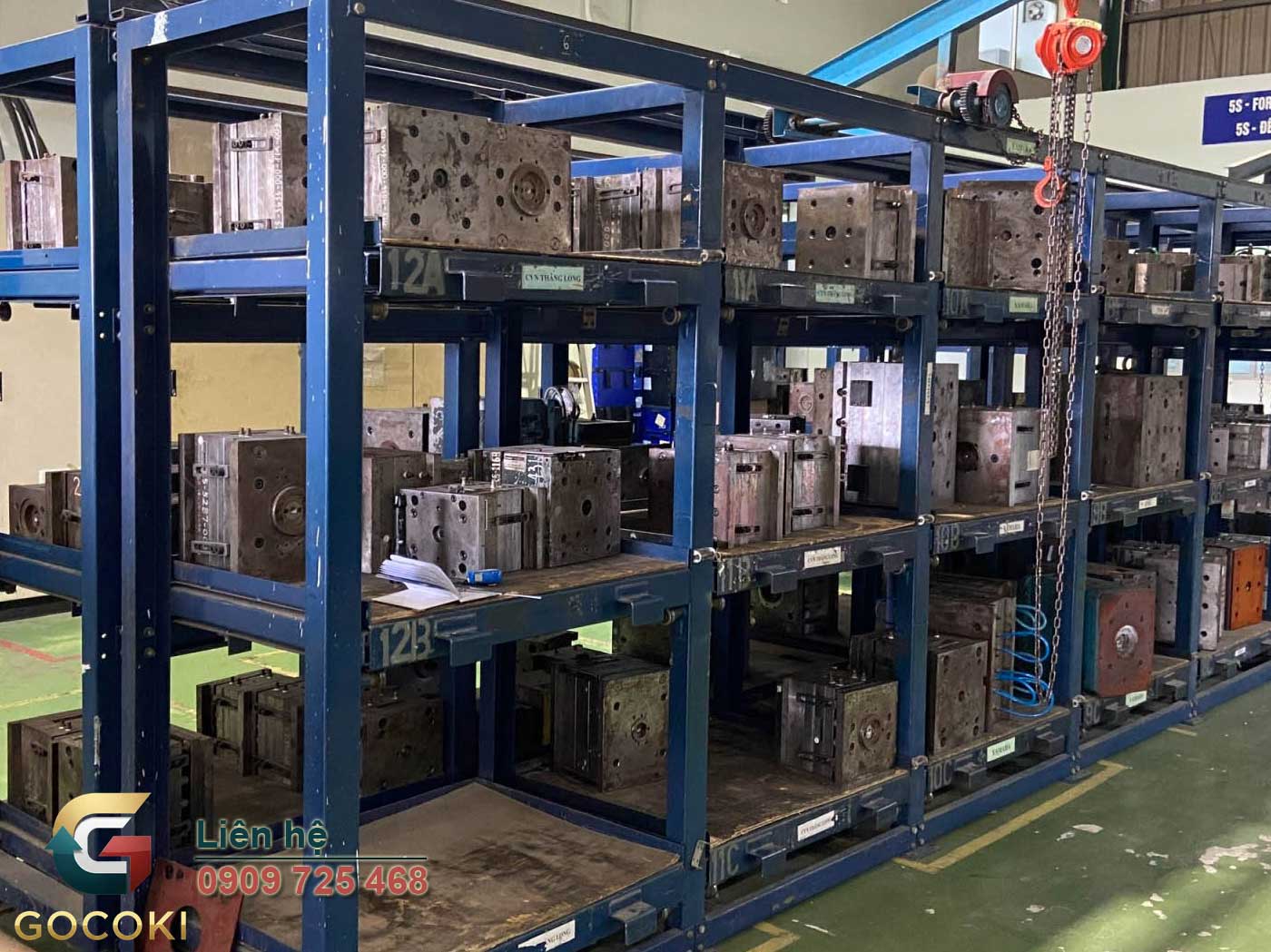 Kệ để khuôn thanh lý giá rẻ - Hàng có sẵn, test trực tiếp