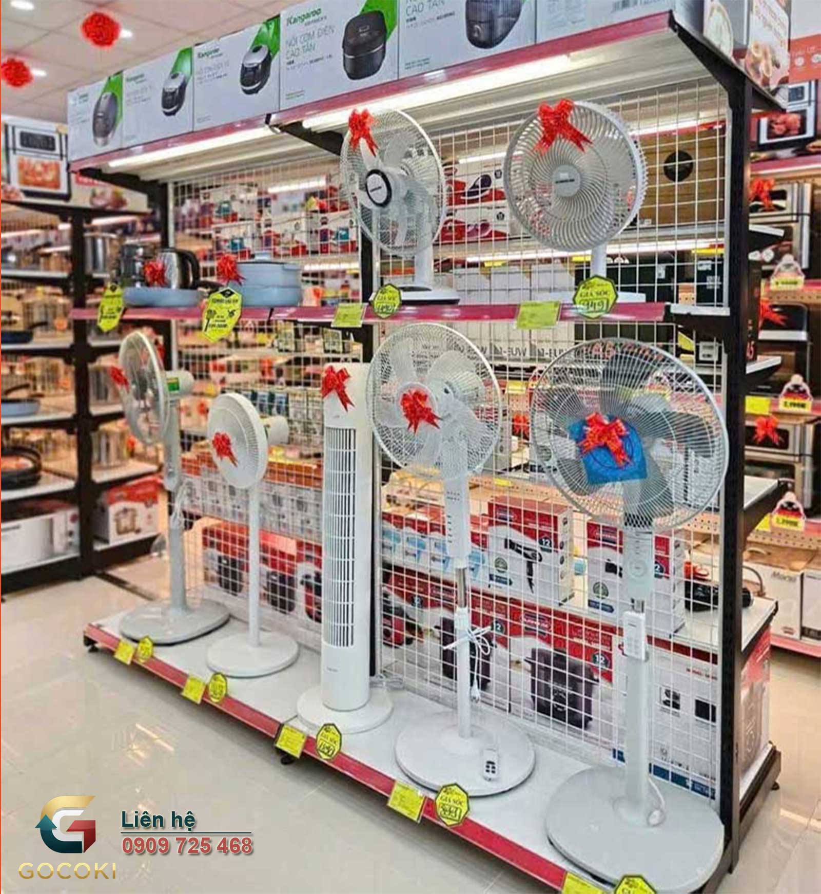 Kệ điện máy thanh lý giá rẻ, chịu tải lớn, mới 95% - Sẵn kho giao ngay