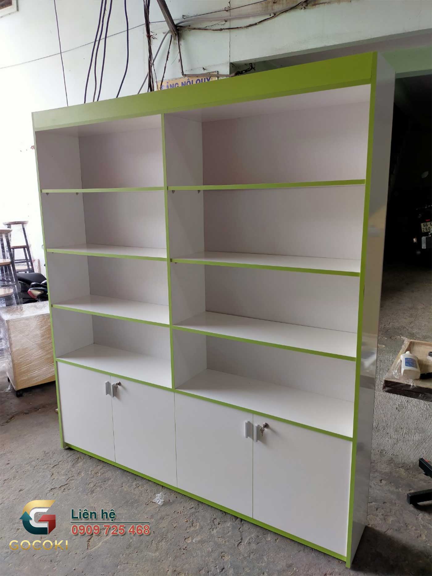 Kệ mỹ phẩm thanh lý giá rẻ, đẹp như mới đến 95% - Kho hàng sẵn có