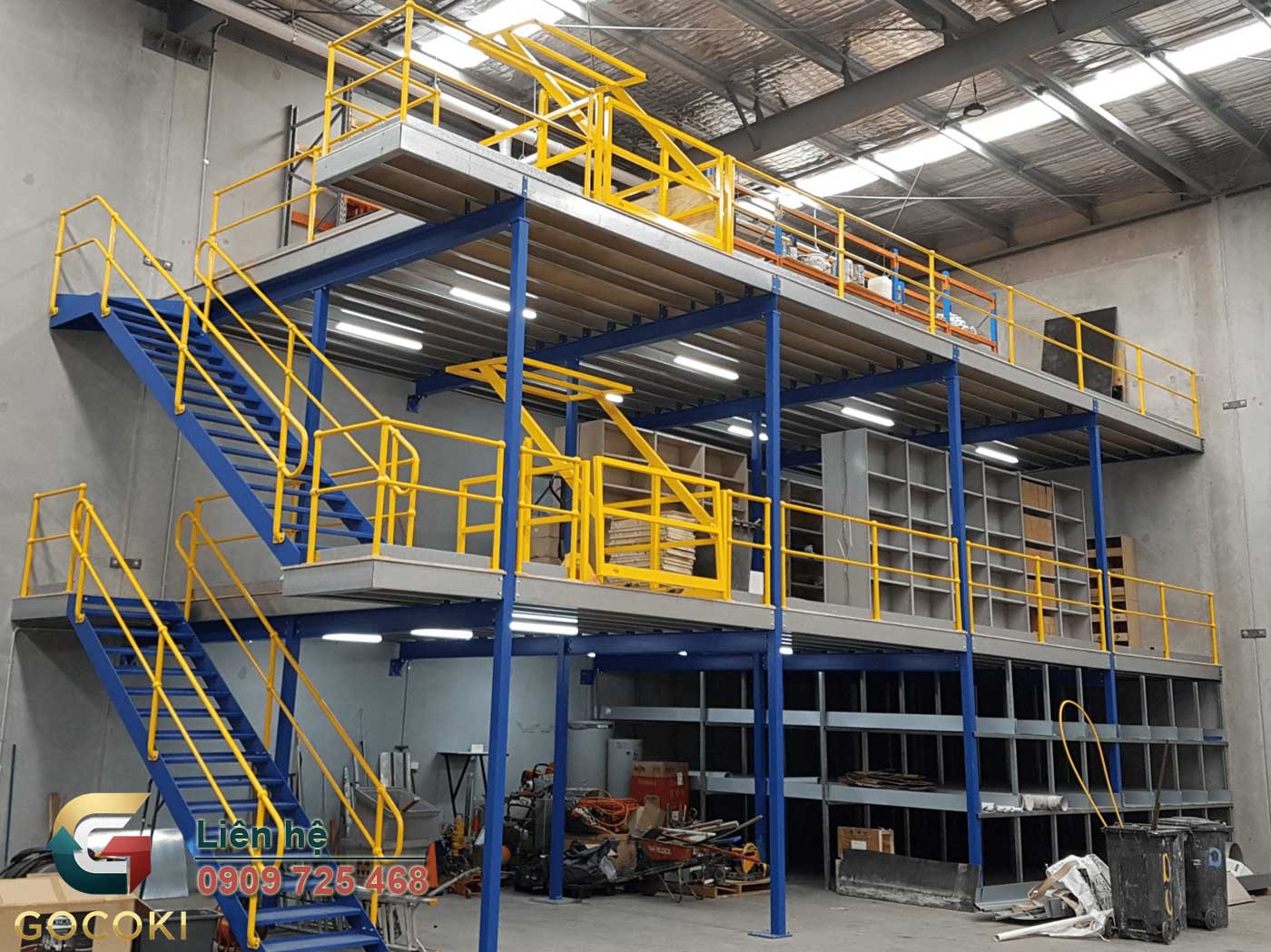 Kệ sàn mezzanine thanh lý - Chọn đúng kệ, giá thực tế mới nhất