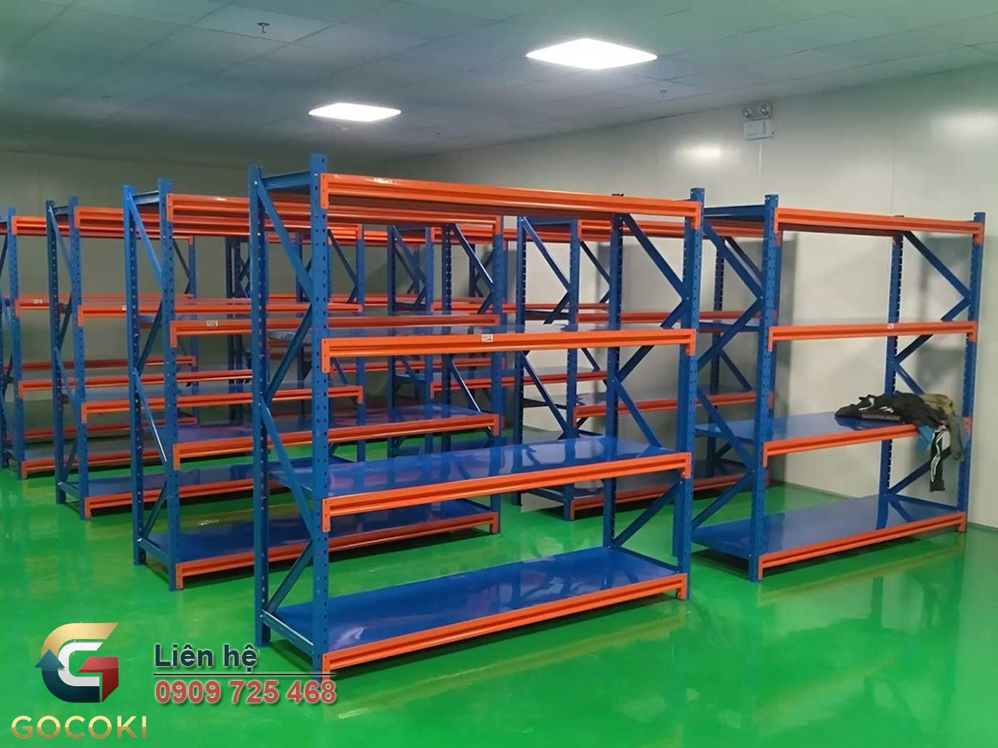 Kệ trung tải 4 tầng thanh lý giá rẻ - Bán hàng cũ chất lượng như mới