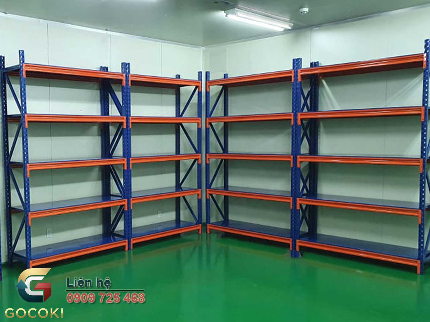 Kệ trung tải 5 tầng thanh lý giá tốt - Bán lô kệ cũ chịu tải cao ưu đãi ngay
