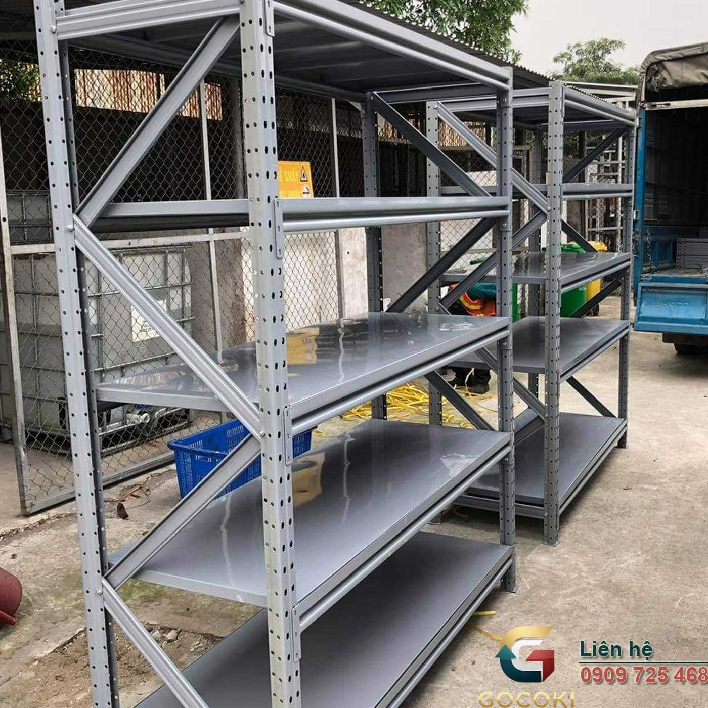 GOCOKI thanh lý kệ trung tải uy tín sản phẩm luôn đẹp chất lượng tốt, giá hợp lý