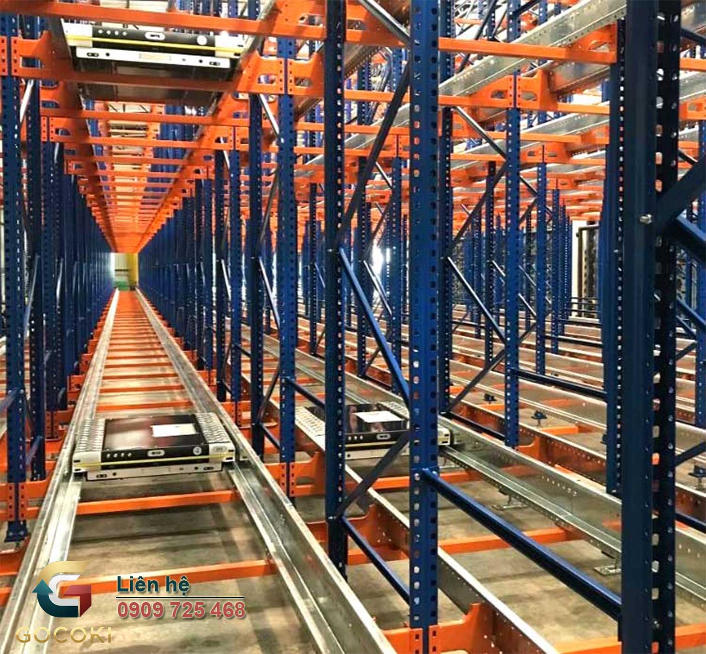 Kệ ASRS Pallet thanh lý giá rẻ, mới 95% cho kho tự động