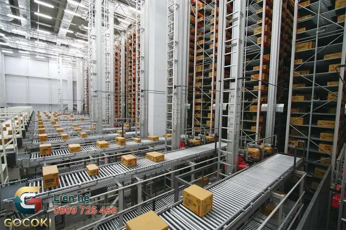 Kệ ASRS Pallet thanh lý giá rẻ, mới 95% cho kho tự động