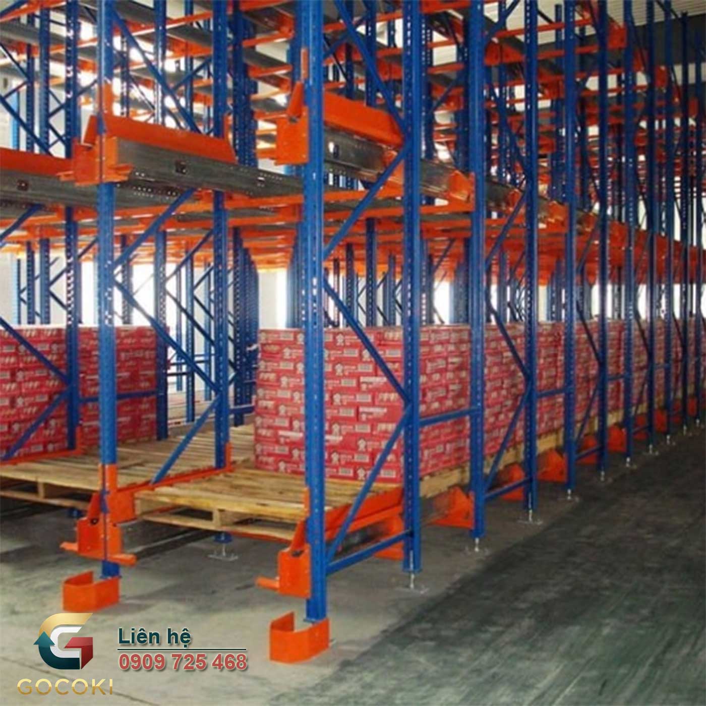 Kệ Radio Shuttle thanh lý giá rẻ, mới 95% cho kho lạnh