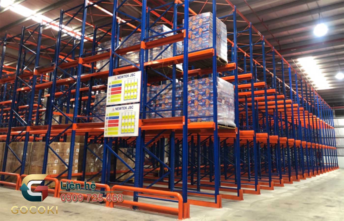 Kệ Mobile Pallet thanh lý giá rẻ, mới 95% cho kho lạnh