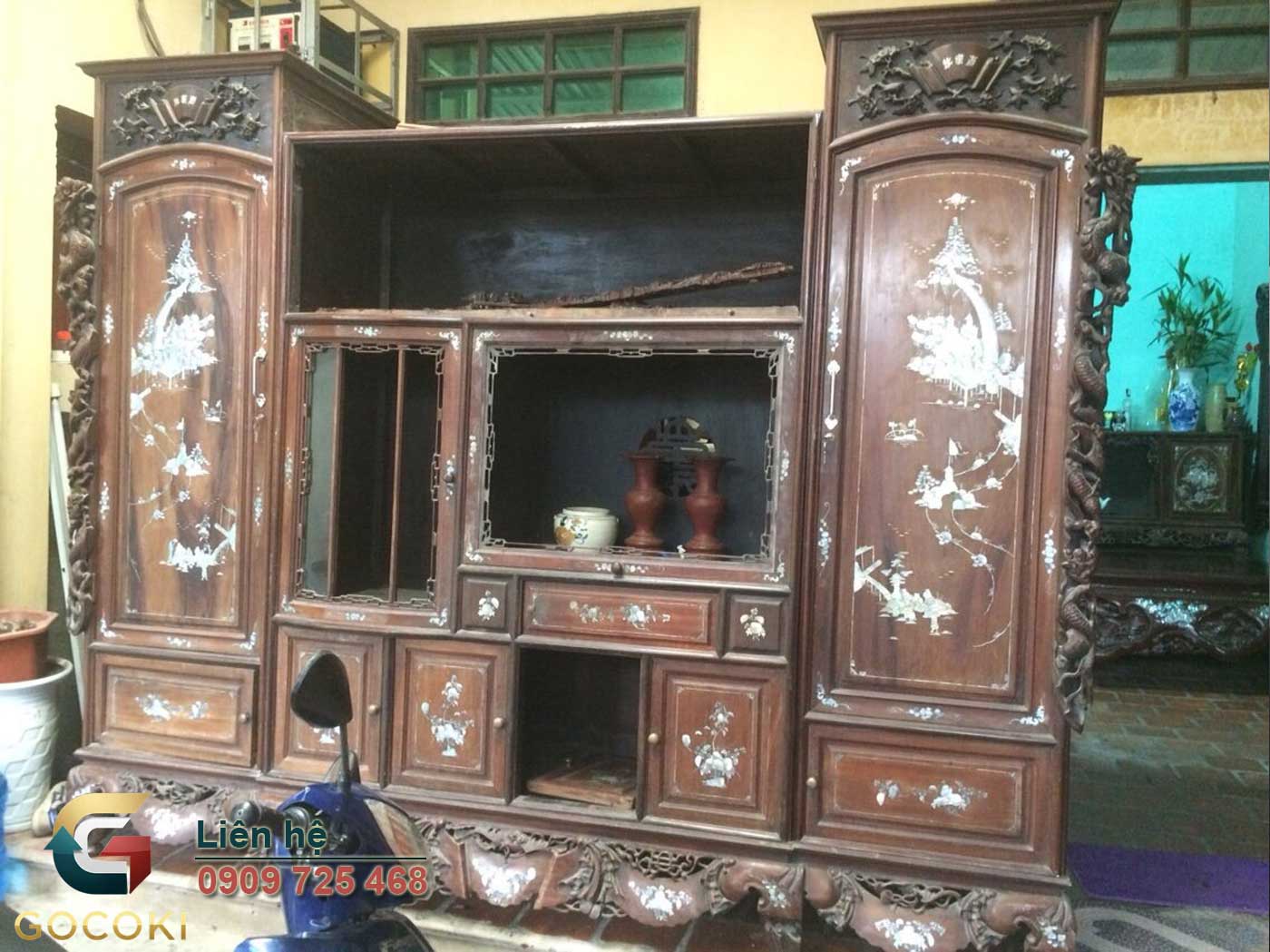 GOCOKI chuyên thu mua tủ gỗ cũ và tủ quần áo gỗ đã qua sử dụng