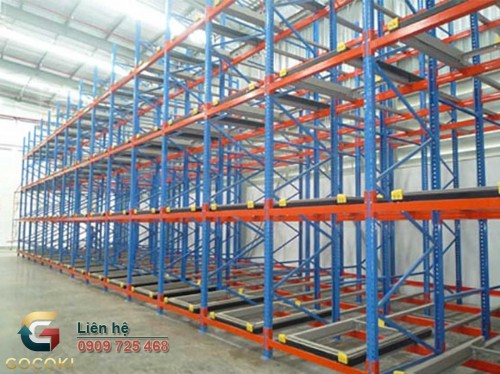 Kệ Pallet Push Back thanh lý