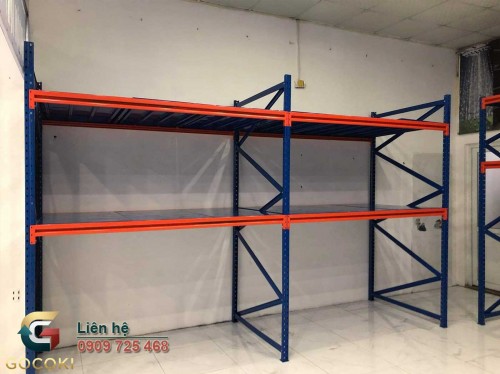 Kệ trung tải 2 tầng thanh lý