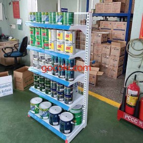 Kệ Siêu Thị Đơn Lưng Lưới 0.7m x 1.8m